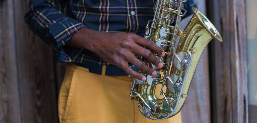 person playing a musical instrument in Oklahoma City